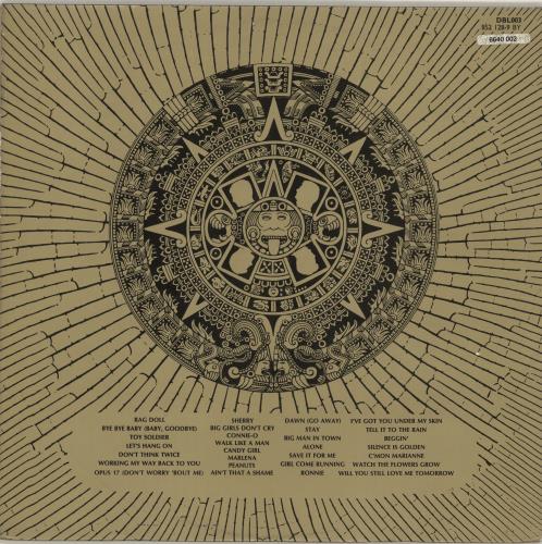 英LP The 4 Seasons Edizione D'Oro UK盤ステレオ The Four Seasons Edizione D'oro (Gold Edition) UK 2-LP vinyl